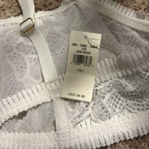aerie lace bralette white L - Picture 4 of 4